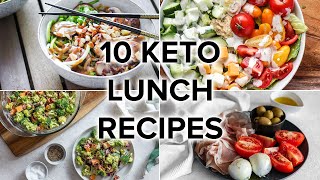 10 Keto Lunch Recipes That Are Easy amp Satisfying [upl. by Esinad]