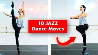 10 Basic Jazz Dance Moves [upl. by Onibas]