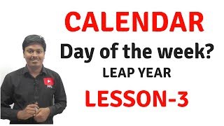 CalendarReasoningDay of the WeekLeap Year Lesson3 [upl. by Llenel207]