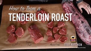 How to Trim a Tenderloin Roast [upl. by Einnoc]