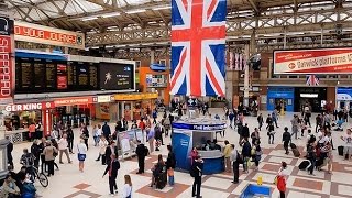 A Walk Through The London Victoria Station London England [upl. by Atival]