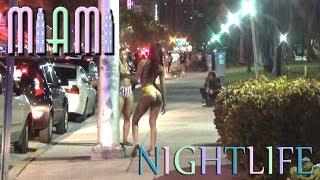 Miami Ocean Drive Nightlife [upl. by Adnaloj448]