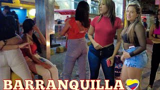 First Time in Downtown BARRANQUILLA COLOMBIA Nightlife2021 Full tour [upl. by Jt]