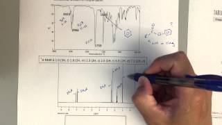 Organic Chemistry II  Solving a Structure Based on IR and NMR Spectra [upl. by Fleur]