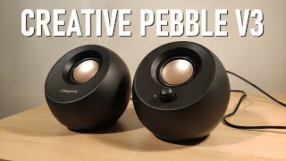 Creative Pebble V3 Review  Minimalistic 20 Setup [upl. by Theodoric]