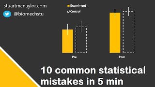 Ten Statistical Mistakes in 5 Min [upl. by Otsuj]