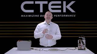 Tutorials  CTEK MXS 38  Charging Process [upl. by Akiehsal507]