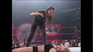 Stephanie McMahon vs Trish Stratus  No Way Out 2001 [upl. by Duffy]