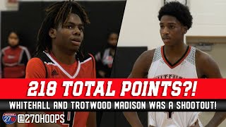 218 TOTAL POINTS Whitehall and Trotwood Madison play in a shootout Full Game Highlights [upl. by Neeoma]