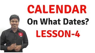 CalendarReasoningOn What Dates Lesson4 [upl. by Airtina]