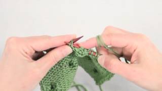 How to Knit a Bobble Stitch mb [upl. by Irvine]