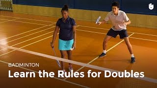 Doubles Rules  Badminton [upl. by Kcerb247]