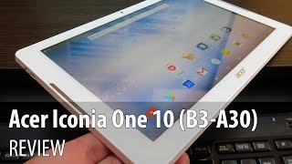 Acer Iconia One 10 B3A30 Review [upl. by Ahsyekat]