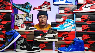 My ENTIRE Air Jordan 1 Sneaker Collection 60 Pairs in 2020 [upl. by Yeldua]