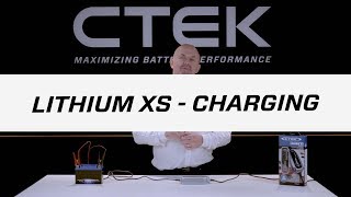 Tutorials  CTEK Lithium XS  Charging [upl. by Ylremik]