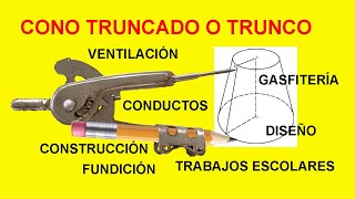 Como Hacer un Cono Truncado [upl. by Alur]