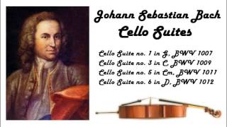 Johann Sebastian Bach  Cello suites in 432 Hz great for reading or studying [upl. by Repooc331]