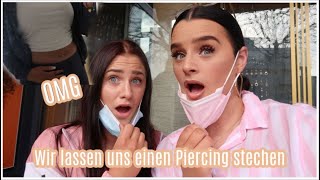 Wir lassen uns einen Bauchnabel Piercing stechen [upl. by Antin]