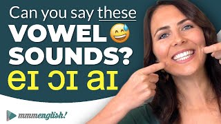 Pronunciation Practice 👄 Difficult Vowel Sounds DIPHTHONGS [upl. by Teragramyram]