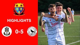 Caerleon 05 Cwmbrân Town  Gwent FA Senior cup  Quarter final highlights [upl. by Minda685]