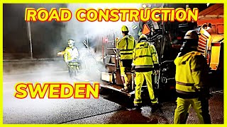 SWEDEN  ROAD CONSTRUCTION SKANSKA  WIRTGEN MILLING MACHINE resurfacing asphalt MasterWorkers [upl. by Eleni]