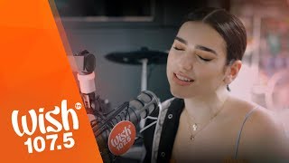 Dua Lipa sings quotLost In Your Lightquot LIVE on Wish 1075 Bus [upl. by Dahraf601]