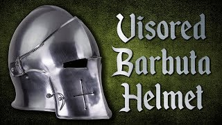 MCI2428 Visored Barbuta Helmet from Medieval Collectibles [upl. by Nimad757]