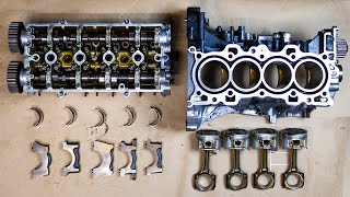 Honda B18 Engine Tear Down  Extremely Satisfying [upl. by Narmis]