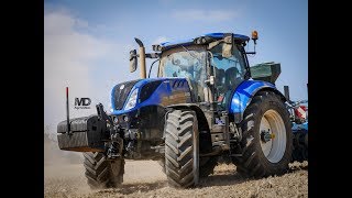 New Holland T7210 Nouvelle Génération  Lemken Heliodor  Paquet Développement [upl. by Kirsteni850]