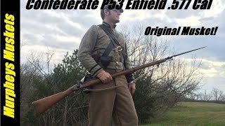 Shooting An Original 1853 Enfield Rifle Musket [upl. by Astrix840]