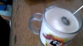 Aerolatte Review Frothing Cold Milk In Under 1 Minute [upl. by Ailefo]